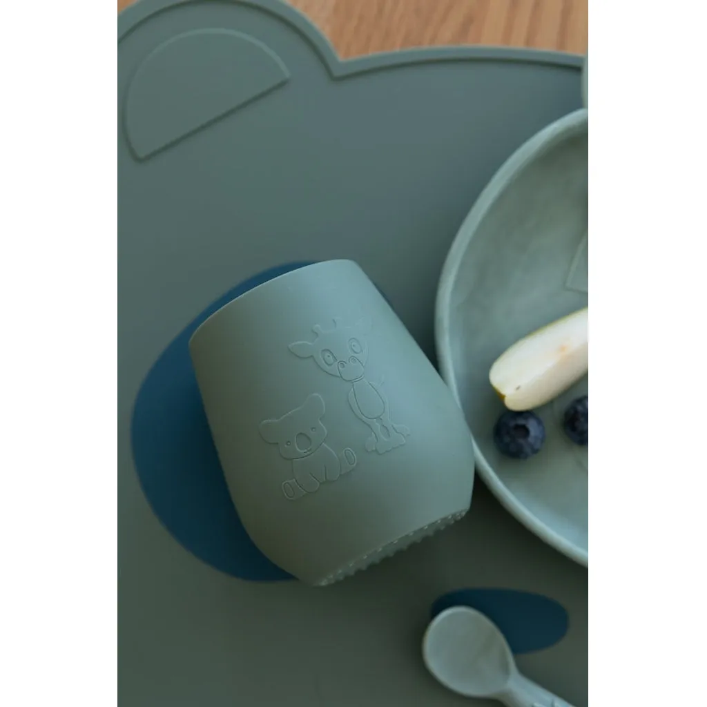 nuuroo Abel silikone kop Dusty green 145 ml 2-pak