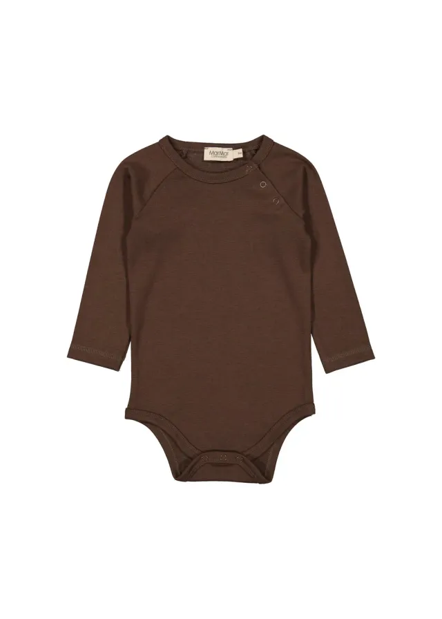 MarMar Base Body LS bodystocking Deep Choco baselayer