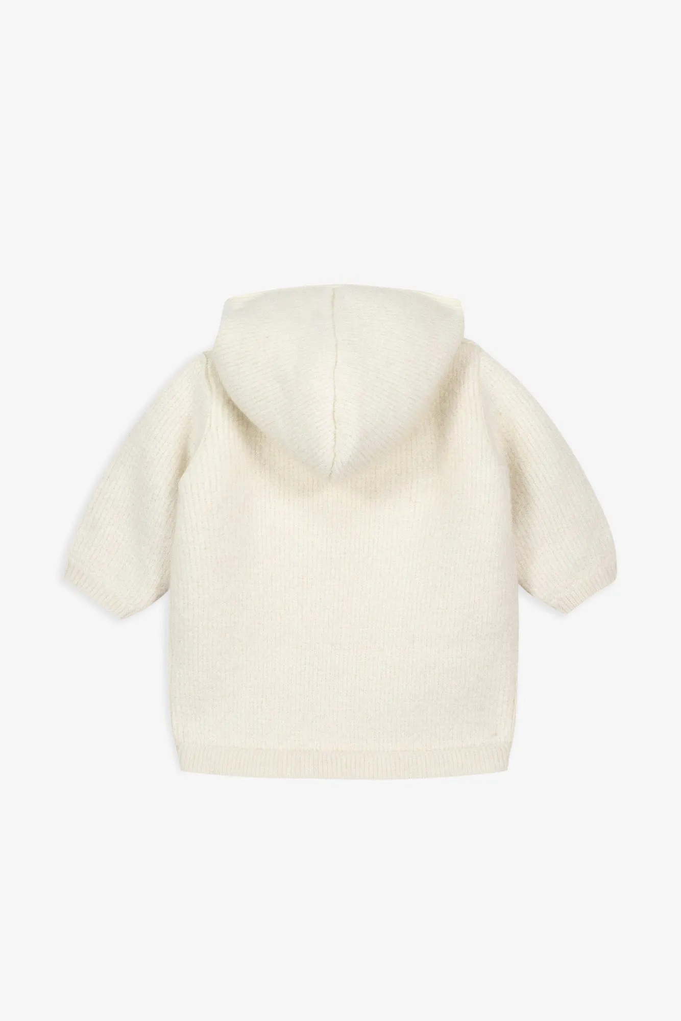 Bonton Pop Corn Milk cabanfrakke uld mælk