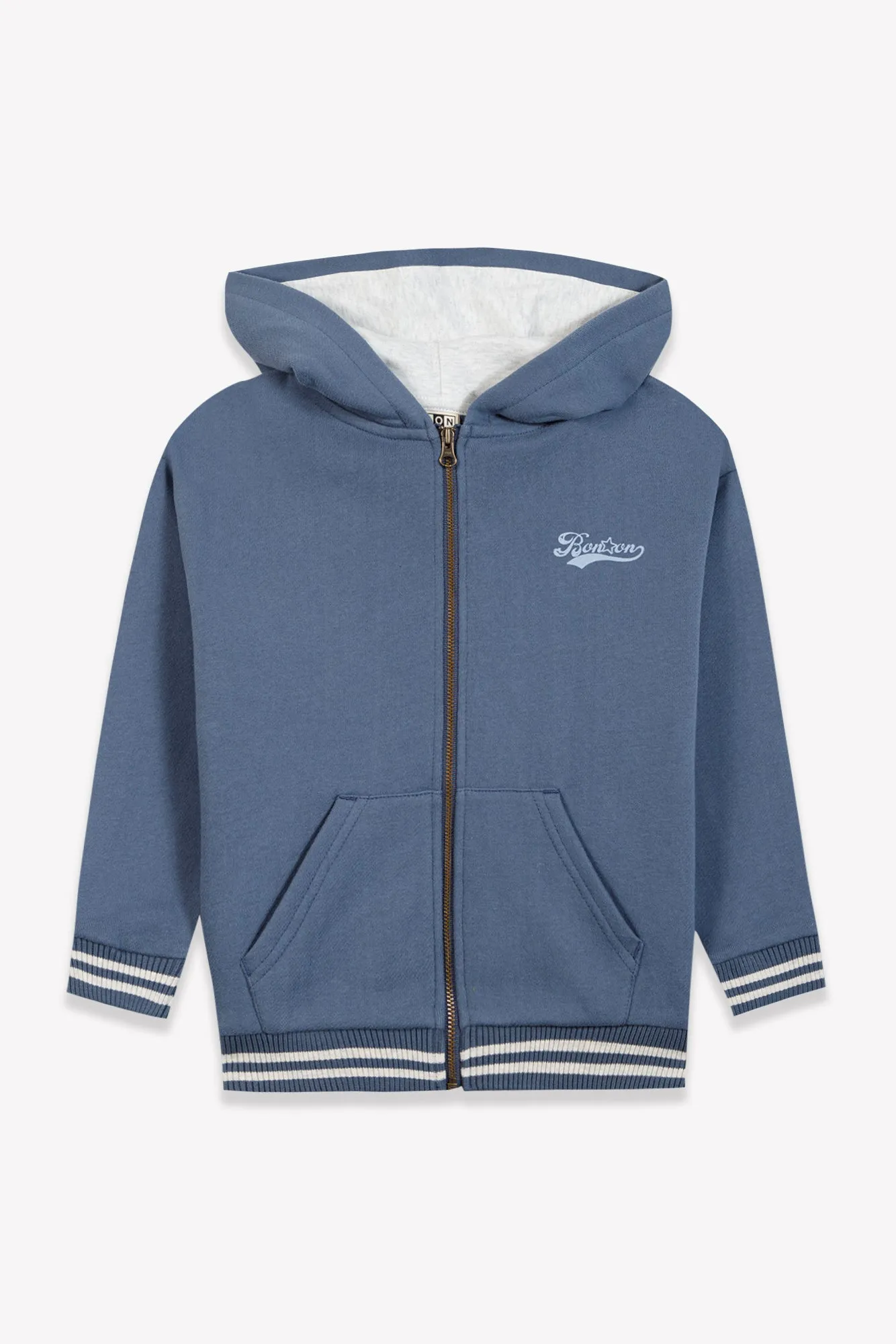 Bonton Power Blue cardigan power blue bomuld