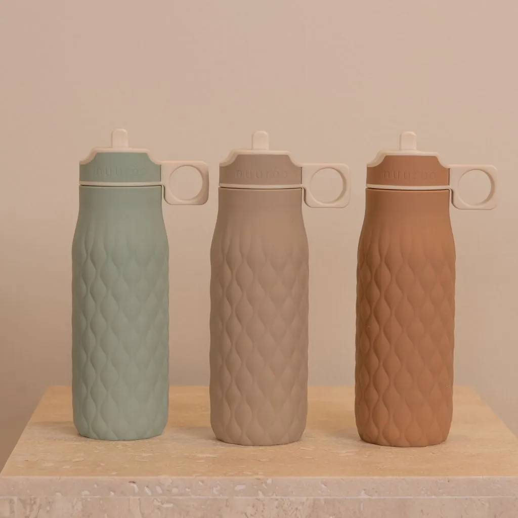 nuuroo Nima silikone drikkedunk 400 ml Chocolate