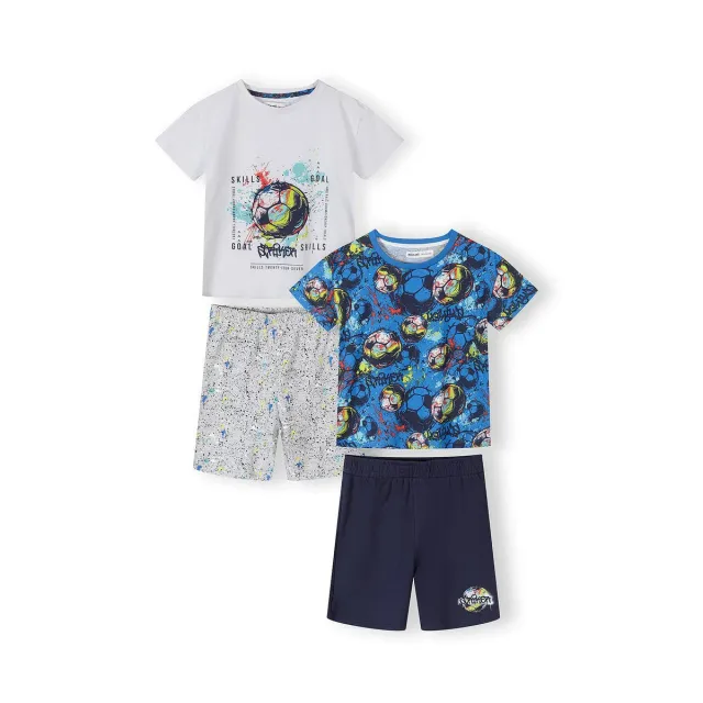 Minoti 43021 pyjamas drenge fodbold 2-pak