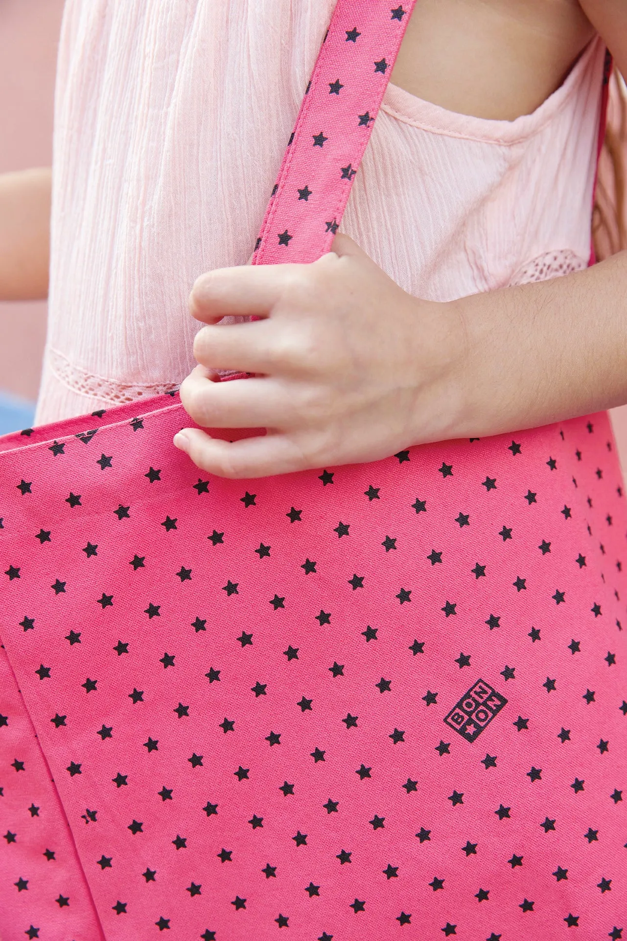 Bonton Beth Rose Blush mulepose bomuld