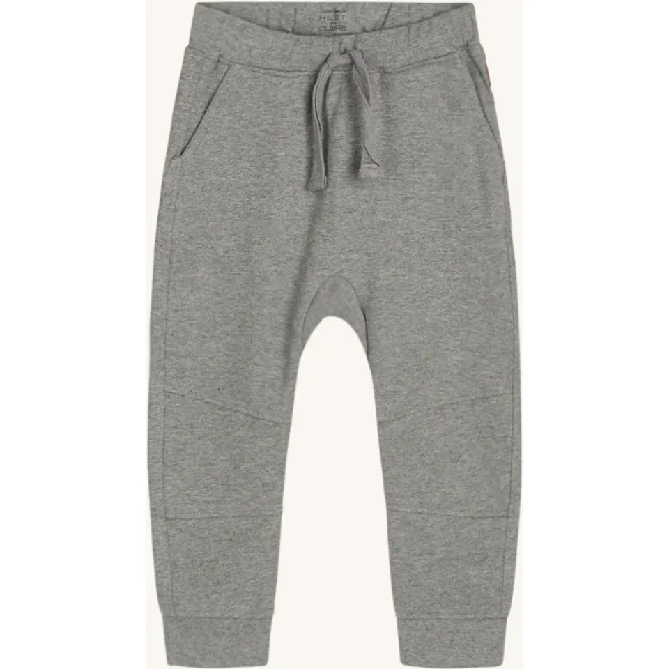 Hust & Claire HCGeorg Solid joggingbukser Grey Melange GOTS