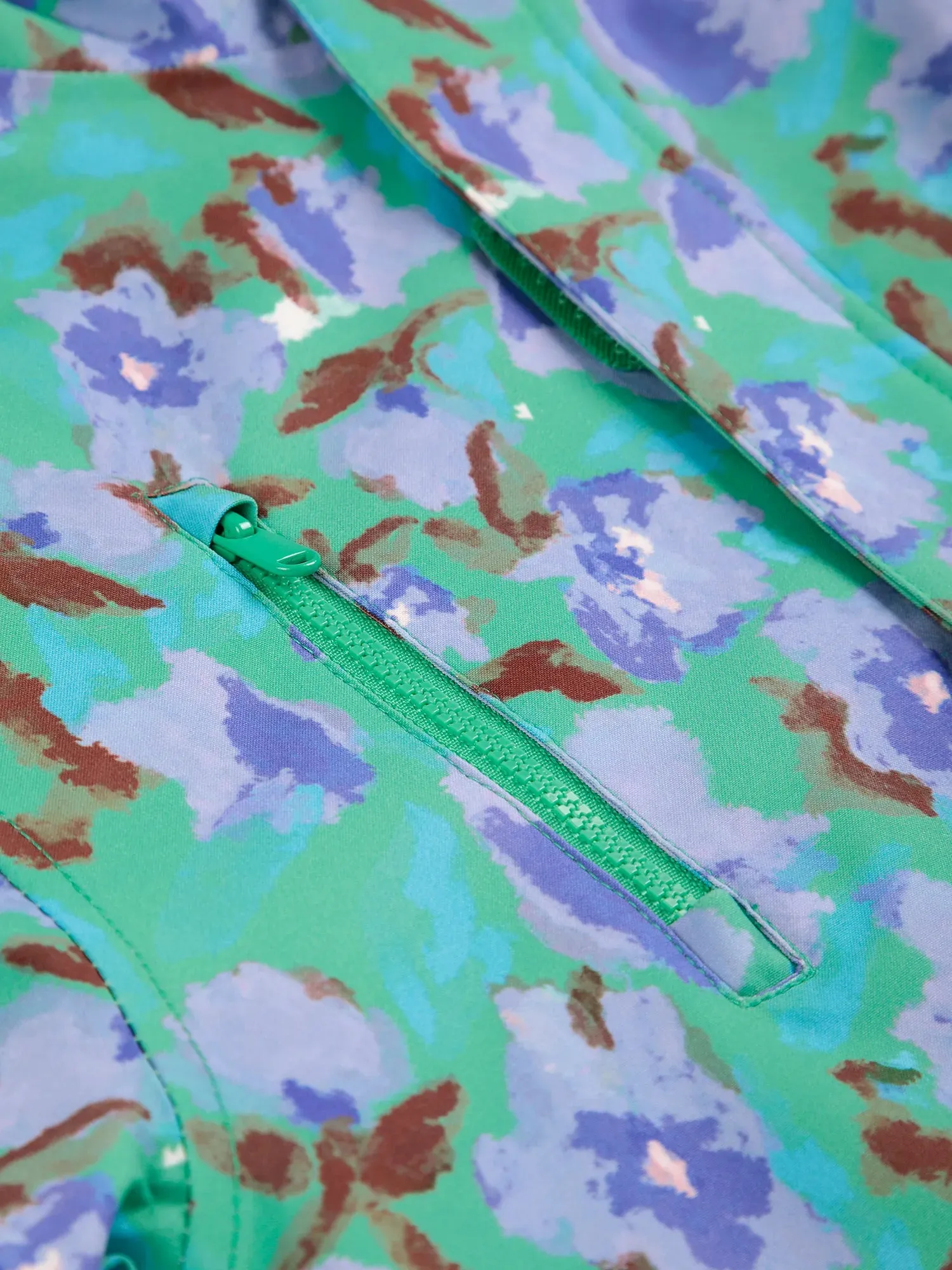 Bobo Choses Watercolor skianorak grøn 6-7Y genanvendt