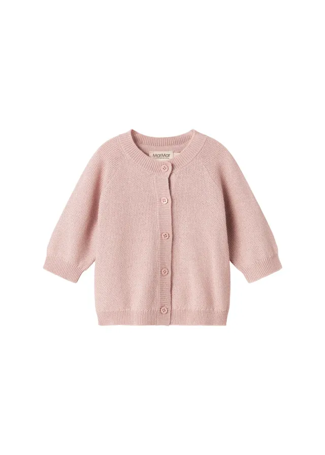 MarMar Taki strik cardigan Faded Rose perlestrik