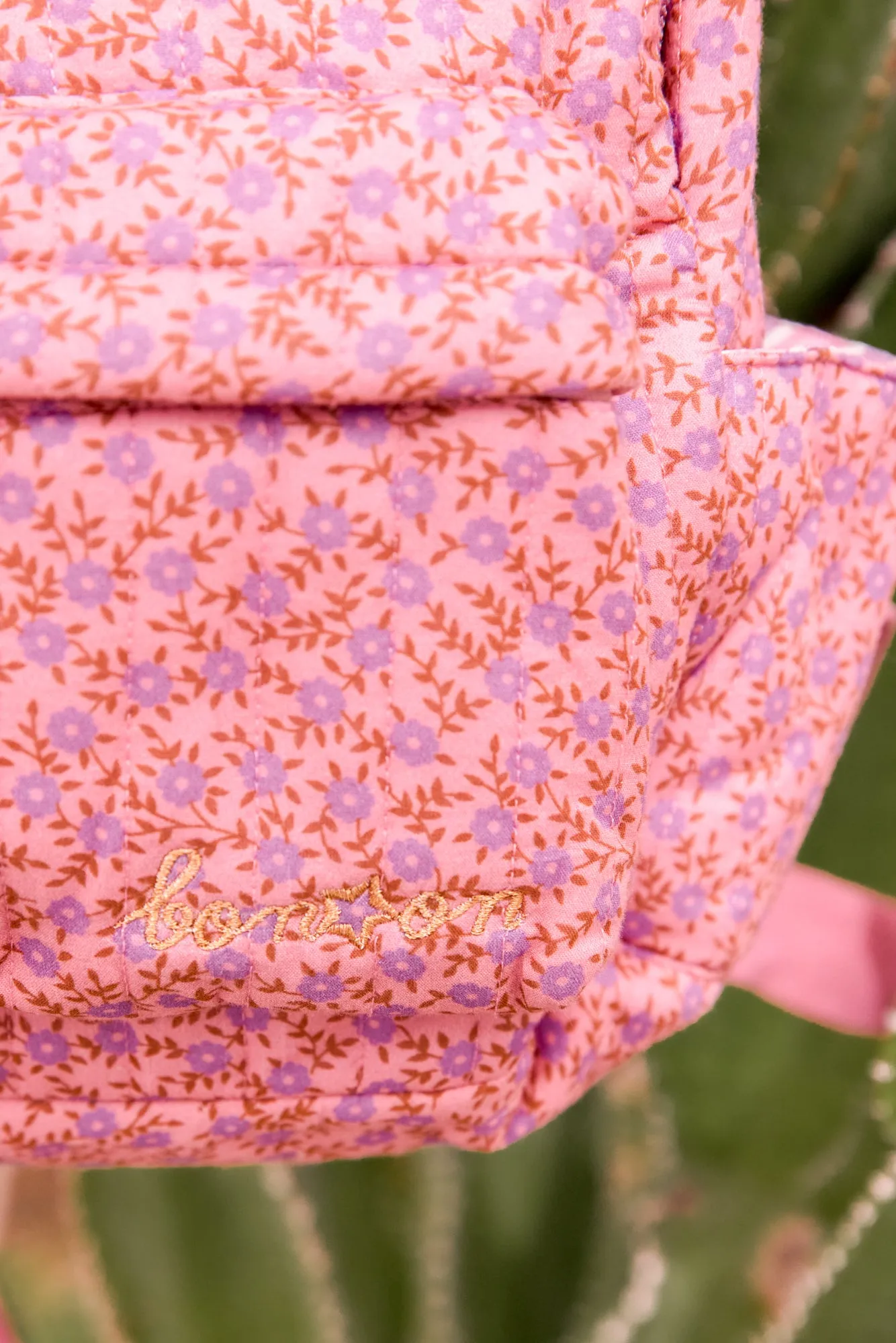 Bonton Foulfleur Violet rygsæk lilla bomuld