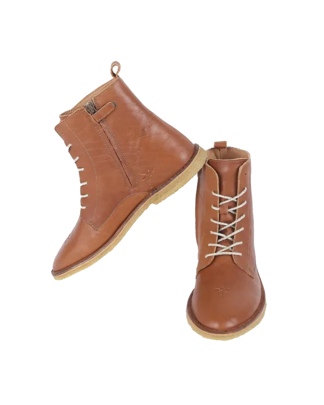 Emile et Ida snorestovler cognac laeder born