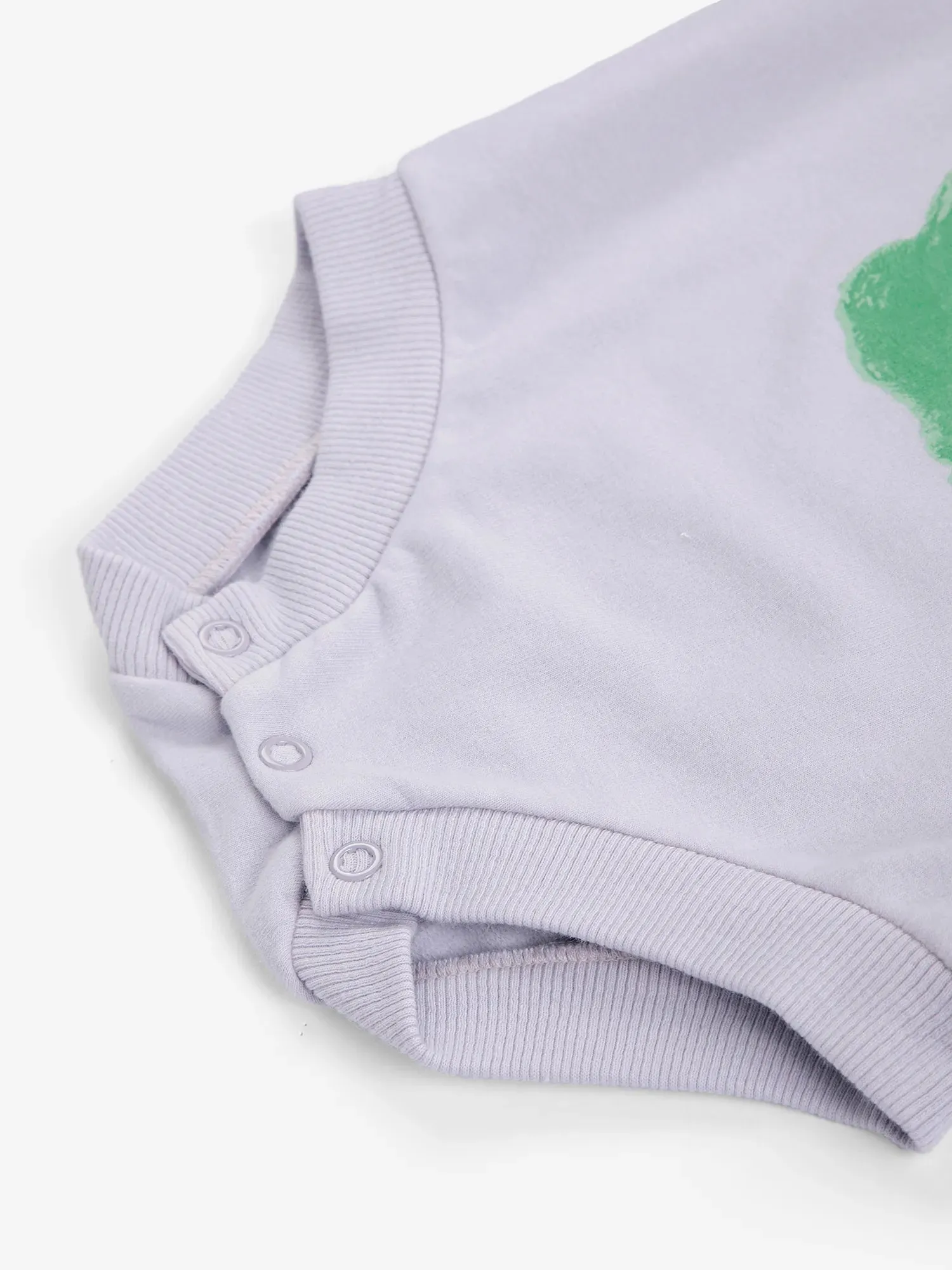 Bobo Choses Stamp Bloom fleece body lavendel 1M økologisk