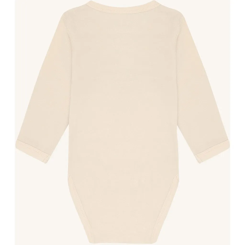 Hust & Claire Baloo Teddy body Off White uld langærmet