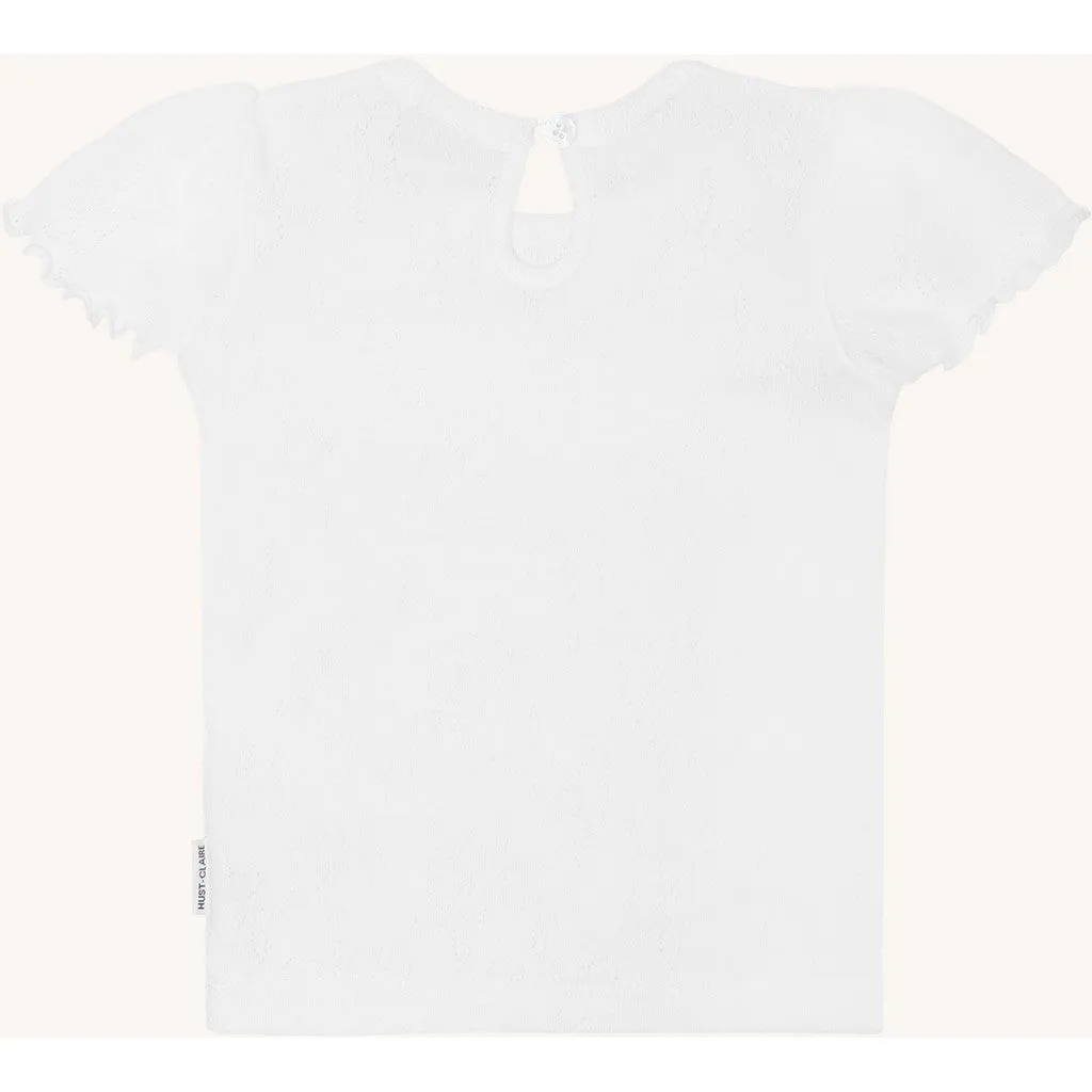 Hust & Claire HCAlma T-shirt Hvid Økologisk Bomuld