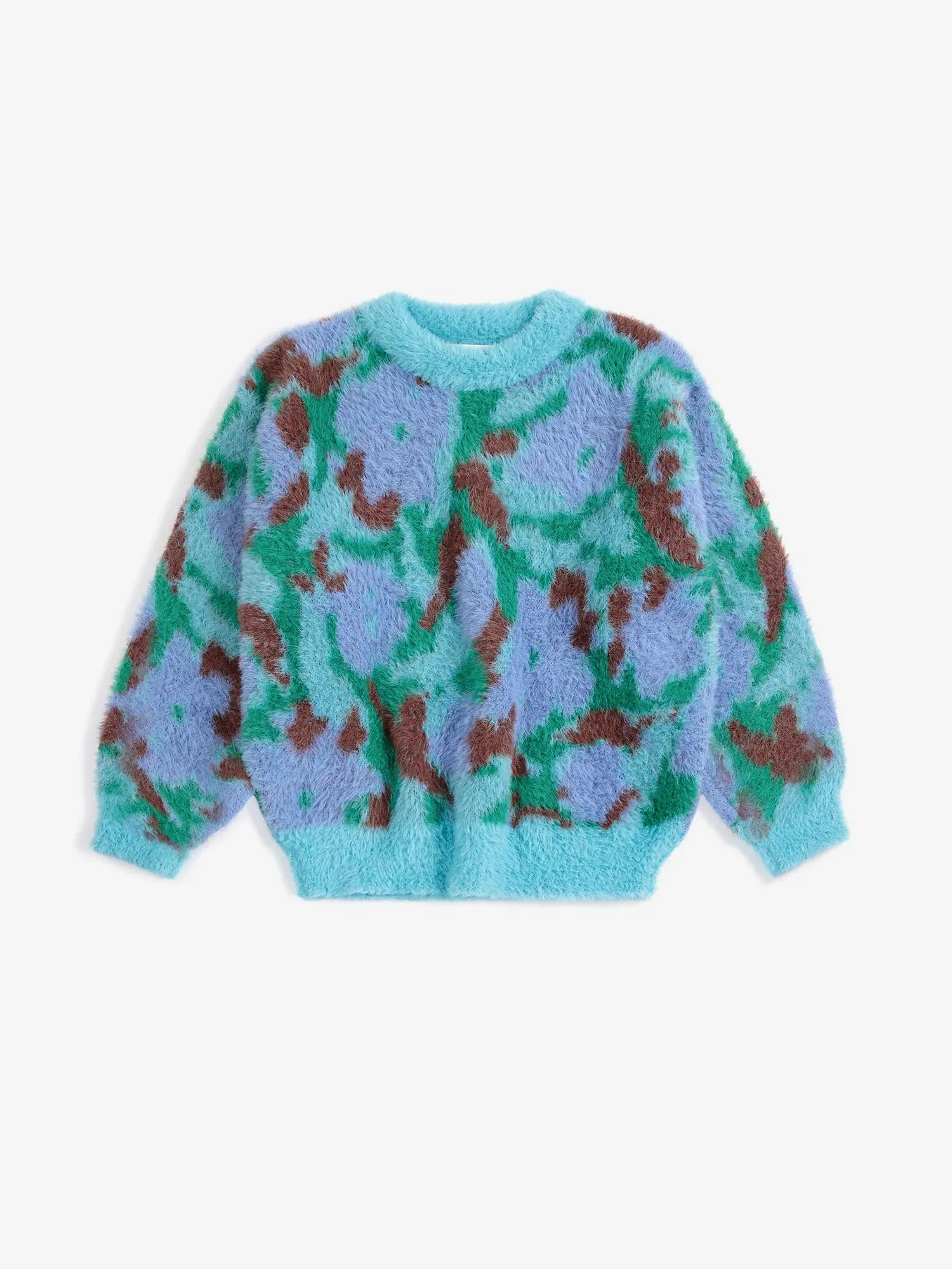 Bobo Choses Watercolor jumper grøn 2-3Y løs