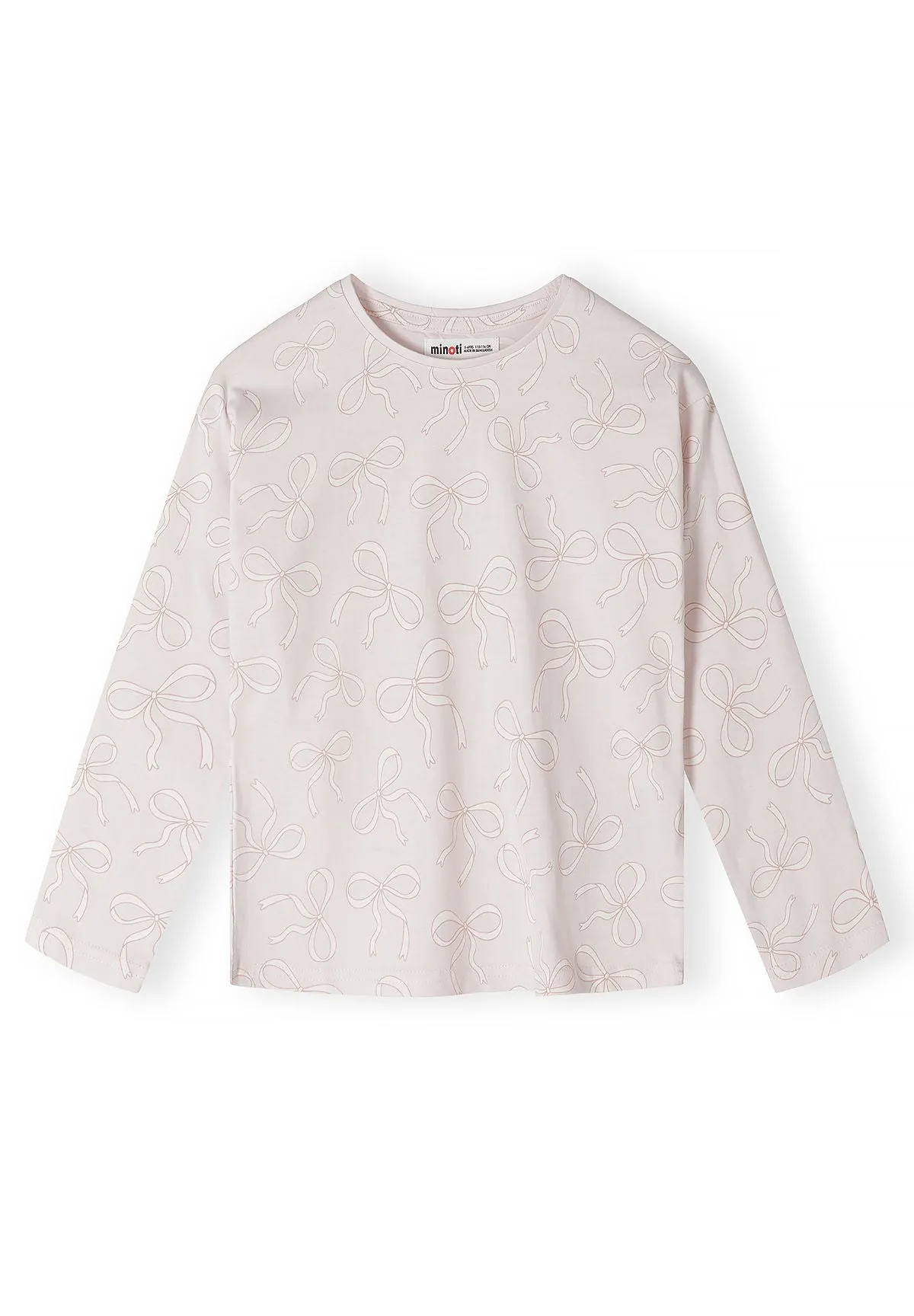 Minoti 45633 langærmet t-shirt 5-pak bomuld