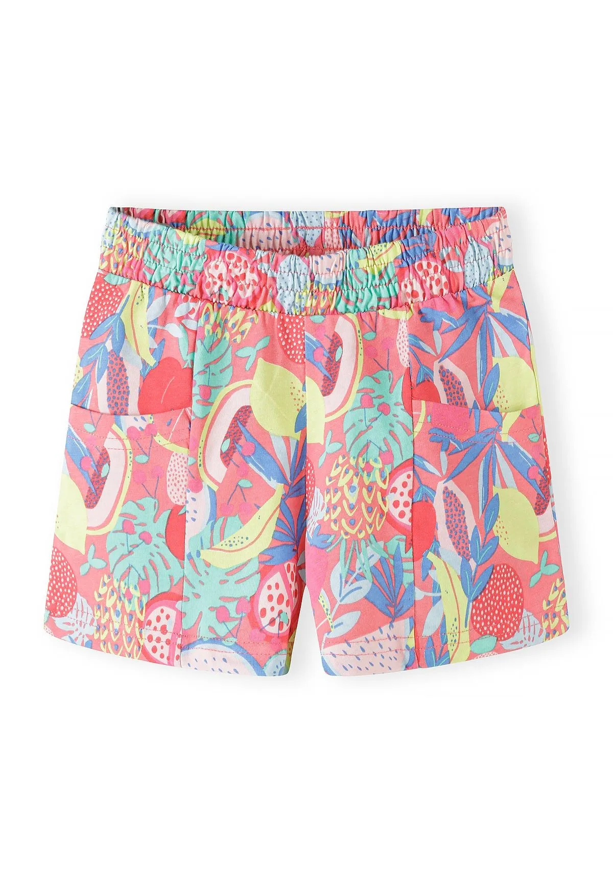 Minoti 44865 shorts 3-pak turkis koral piger