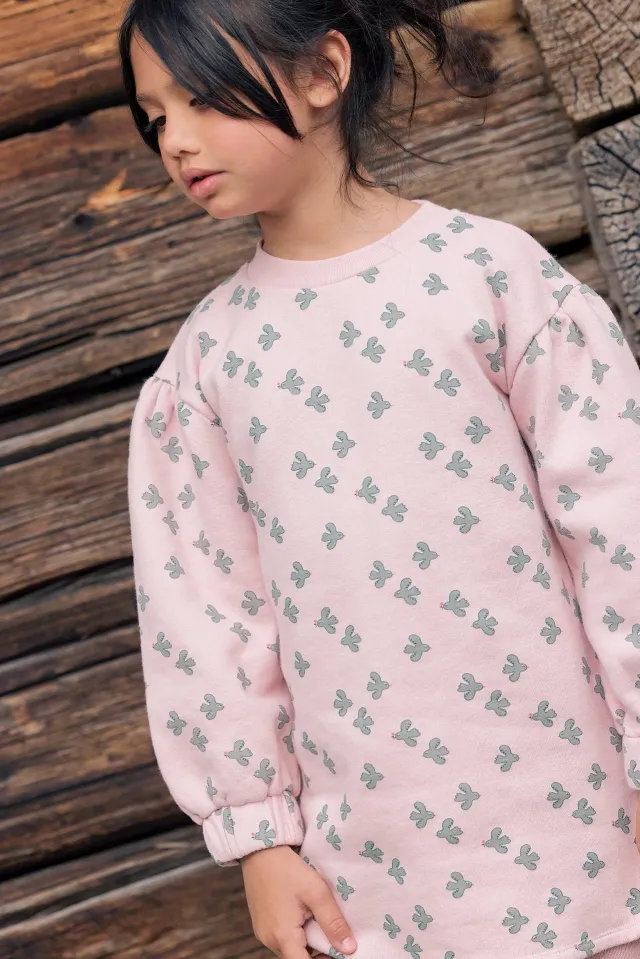 Bonton Marine Little Birdy sweatskjole blomst
