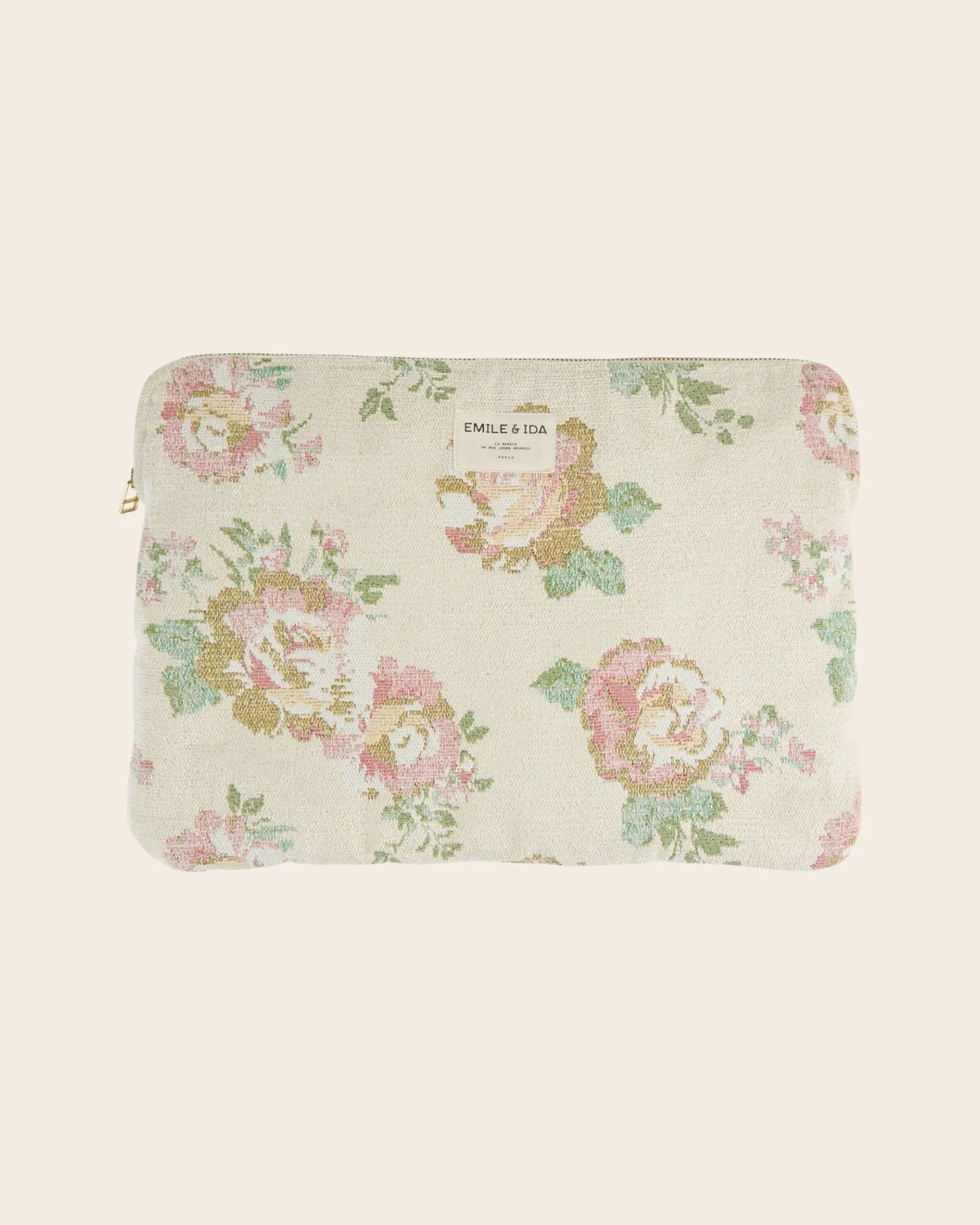 Emile et Ida Antoinette computertaske blomstret