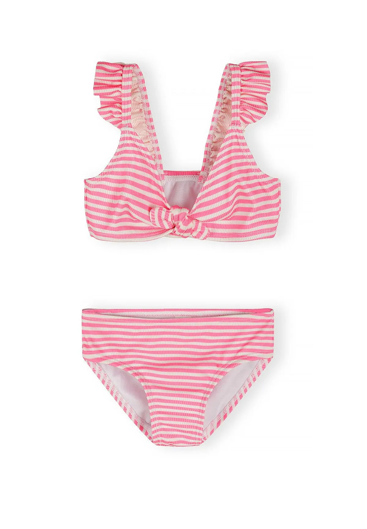 Minoti 44994 bikini til piger 2-pak rosa koral
