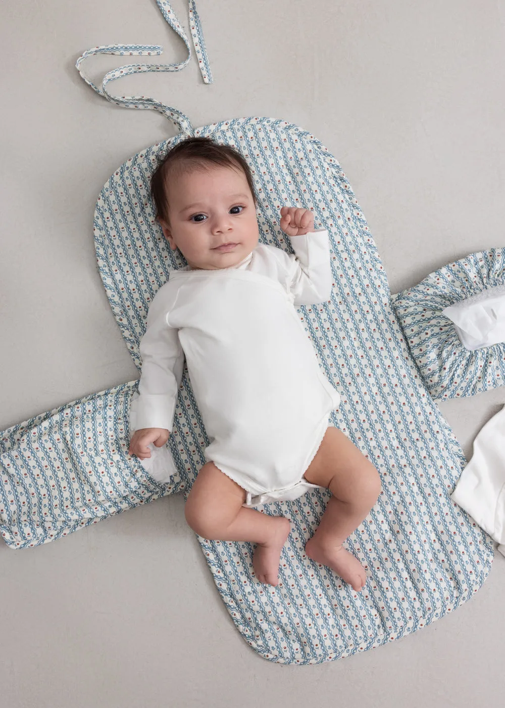 MarMar Changing Mat pusleunderlag Floral Stripe bomuld