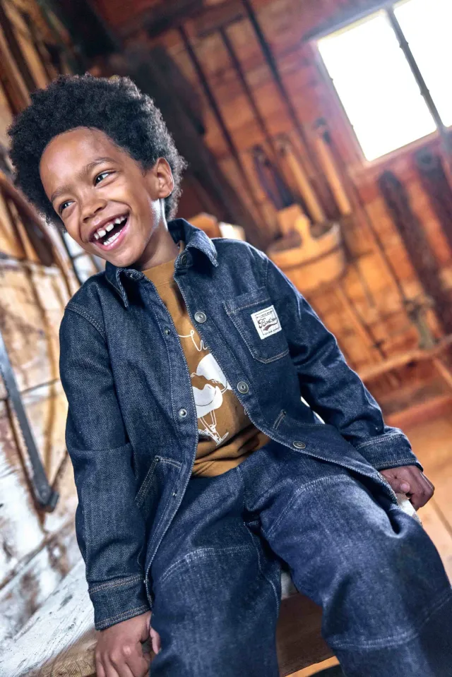 Bonton Michael Denim Brut skjorte rådenim