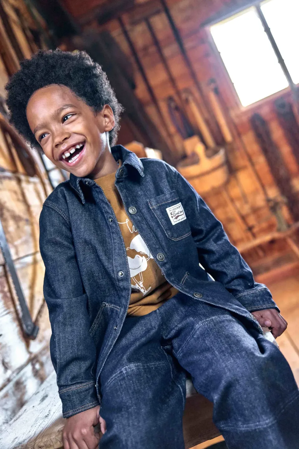 Bonton Michael Denim Brut skjorte rådenim