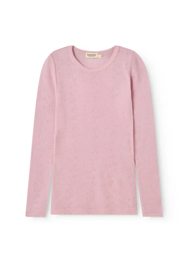 MarMar Copenhagen Tamra T-shirt Soft Berry merino