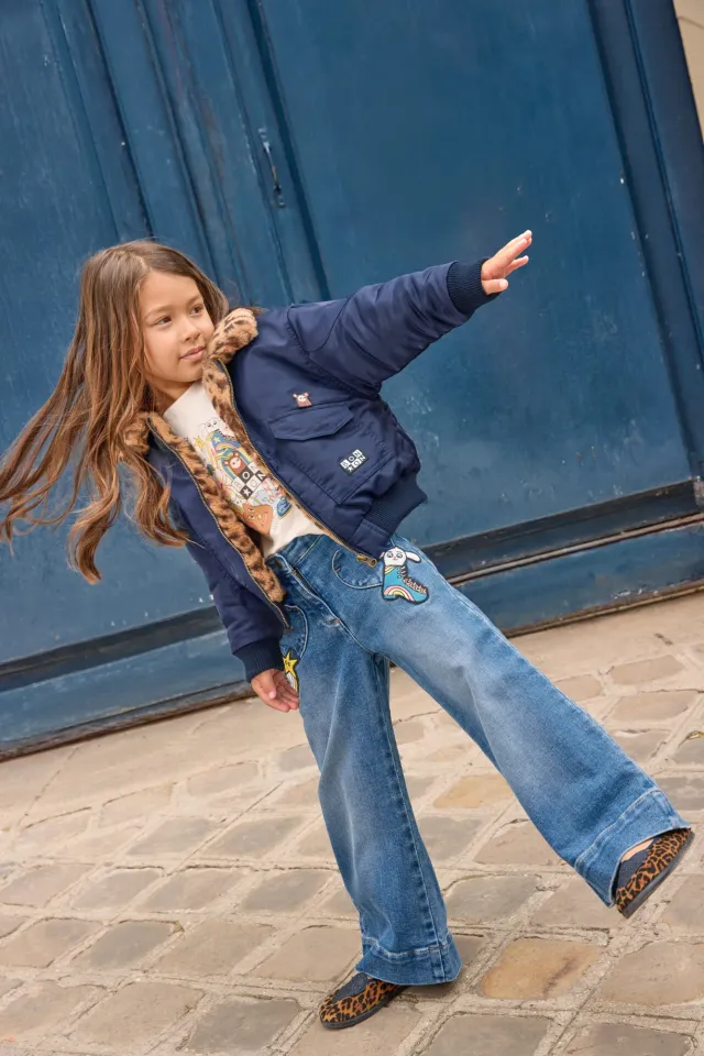 Bonton Pakito Blue Bonton x Lili Scratchy jeans blå