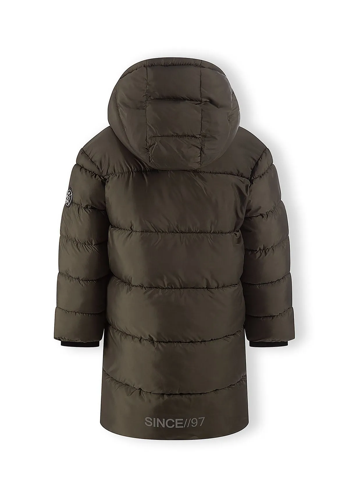 Minoti 45254 steppmantel quiltet fleece khaki