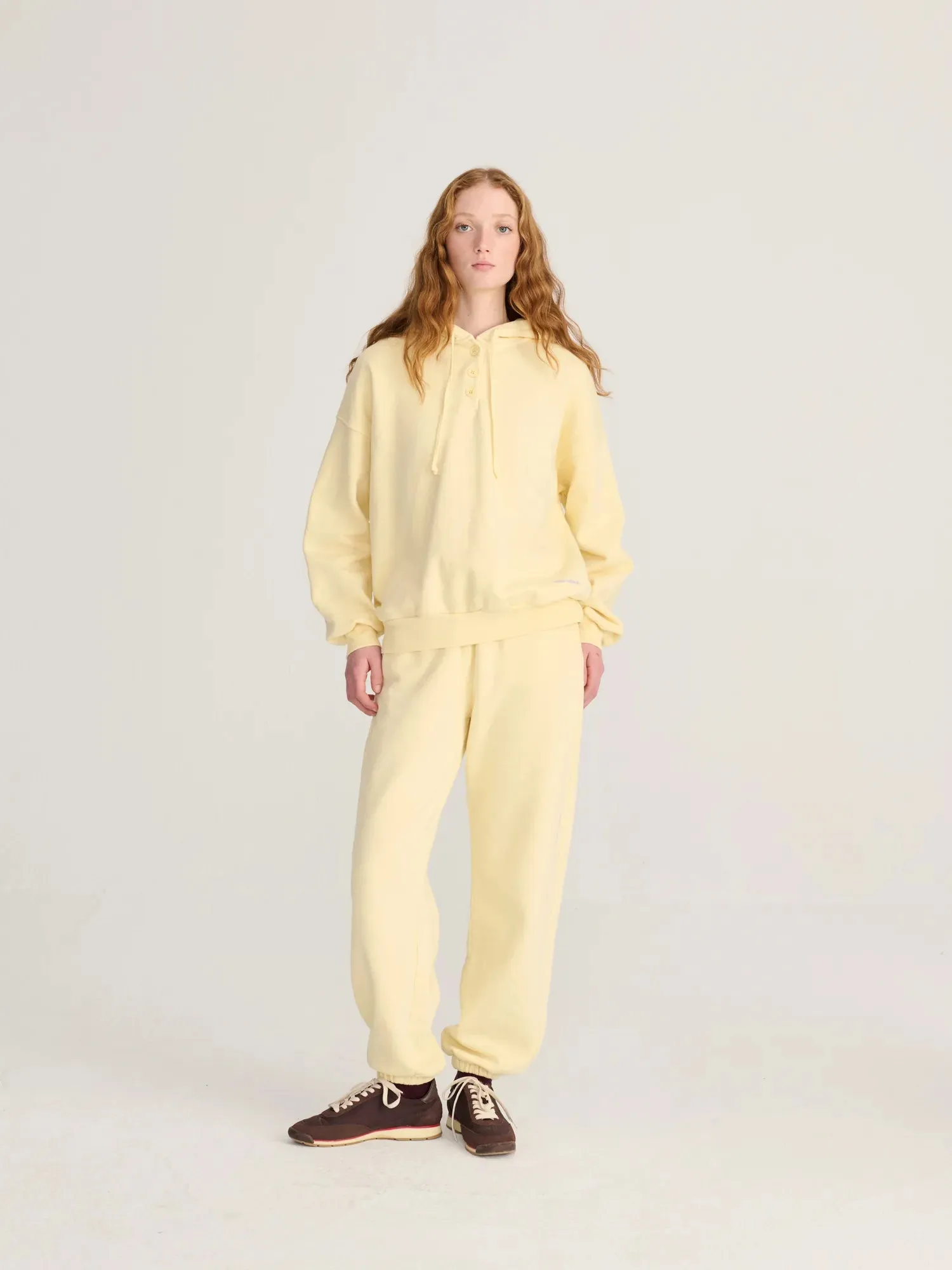 Bobo Choses Yellow Nest hoodie hættetrøje lysegul