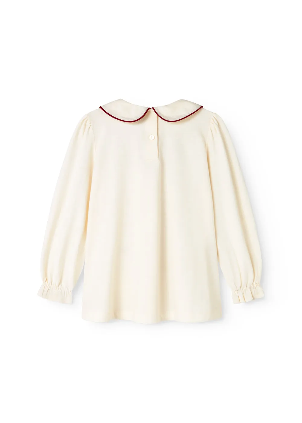 MarMar Tielle bluse Gentle White juleprint