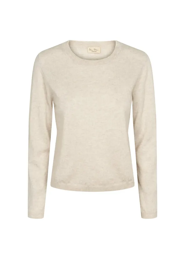 MarMar Tano W kashmirbluse Light Beige Mel.