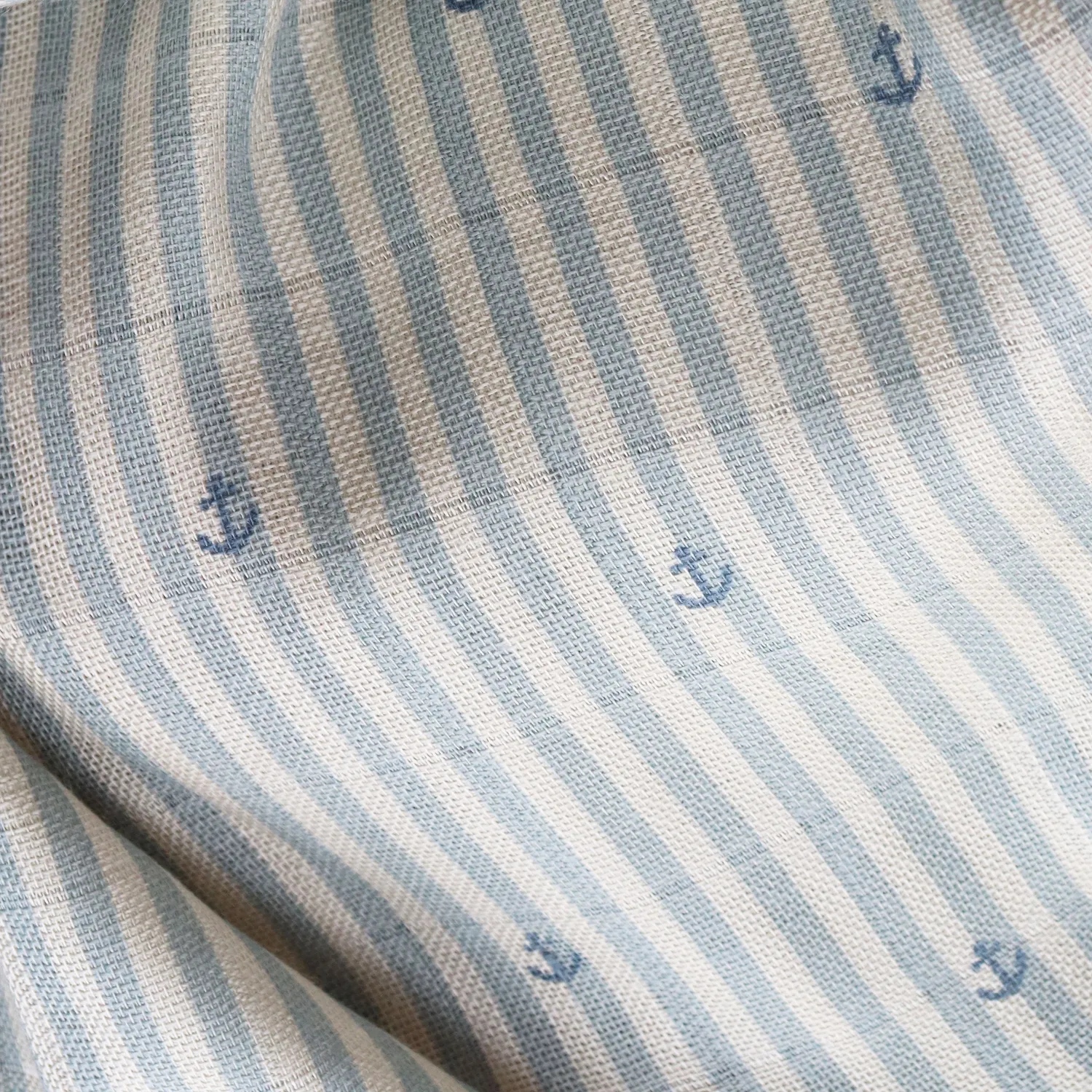 nuuroo Josefine stofble 2-pak 60x60 cm bambus Stripe anchor