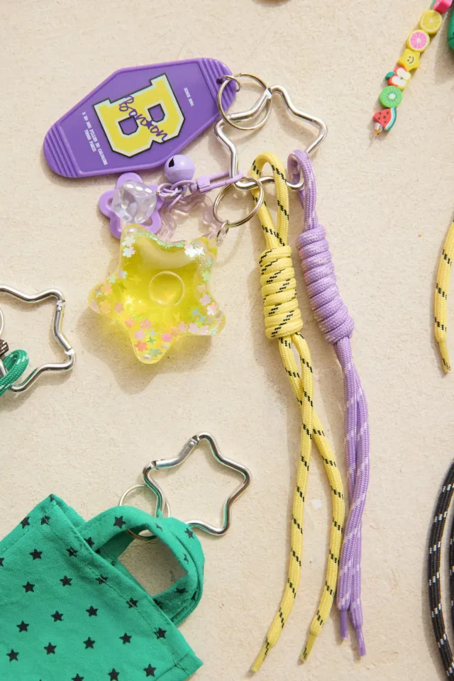 Bonton Grigri Etoile nøglering violet med stjerne