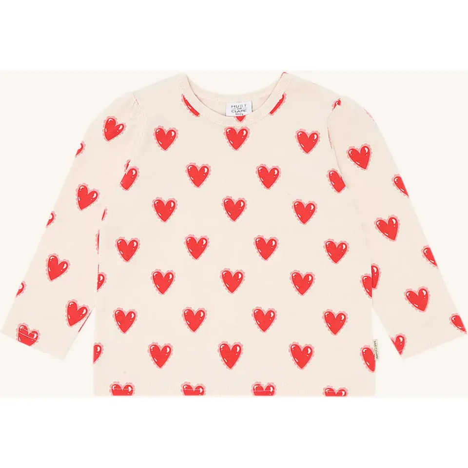 Hust & Claire HCAlma Spring Love bluse Kit bomuld