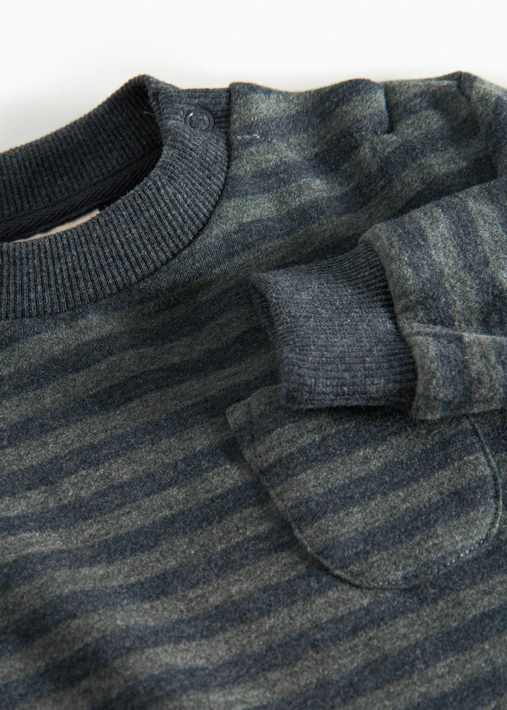 MarMar Ralle heldragt Forest Stripe Mel bomuld