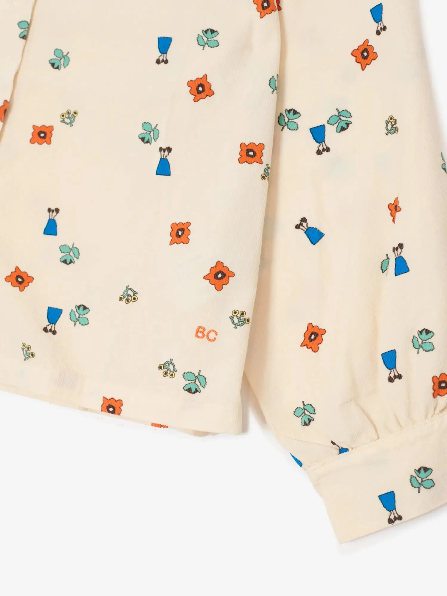 Bobo Choses Blossom blouse offwhite 4-5Y økologisk