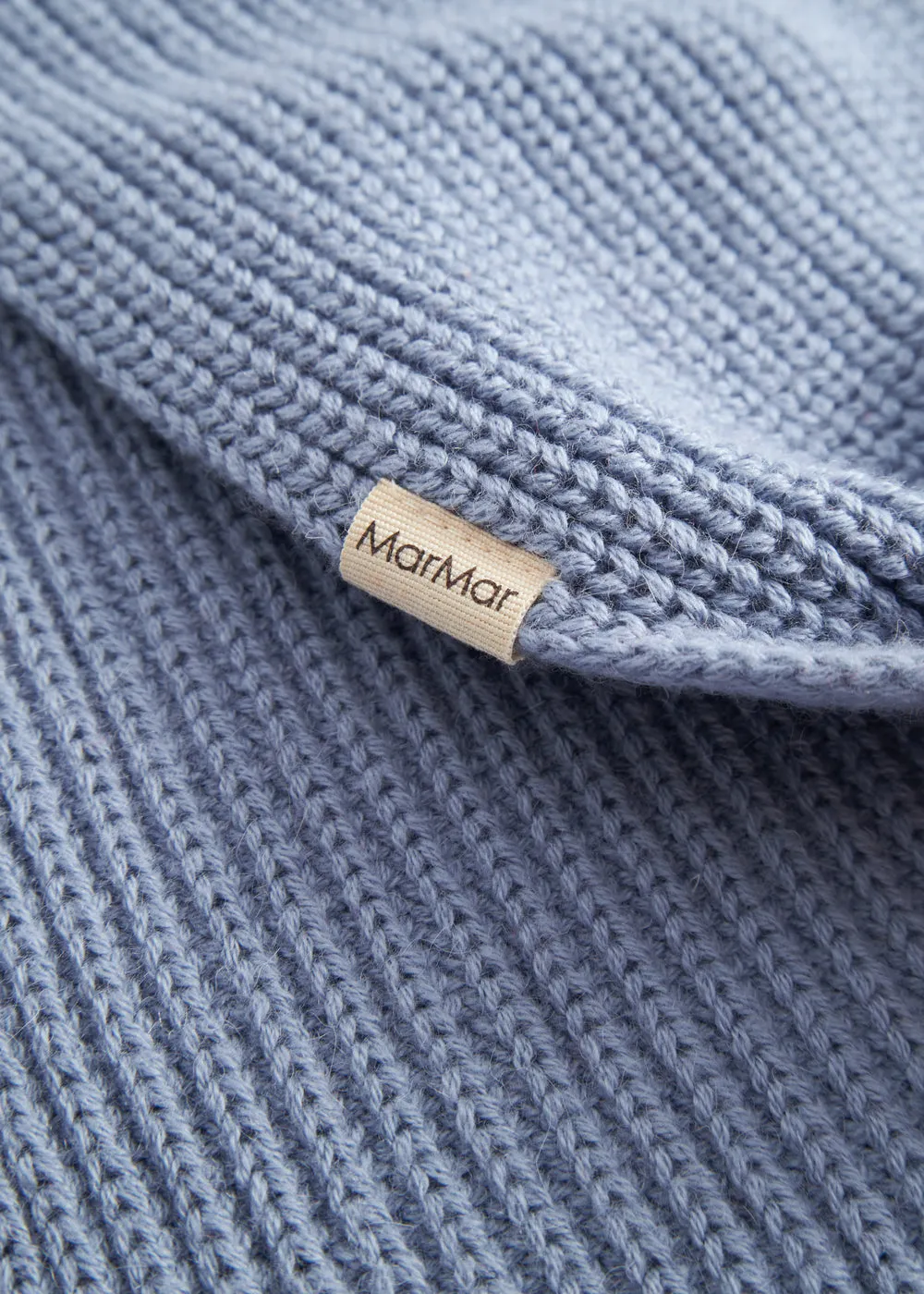 MarMar Ariso Pompom striktørklæde Bright Sky