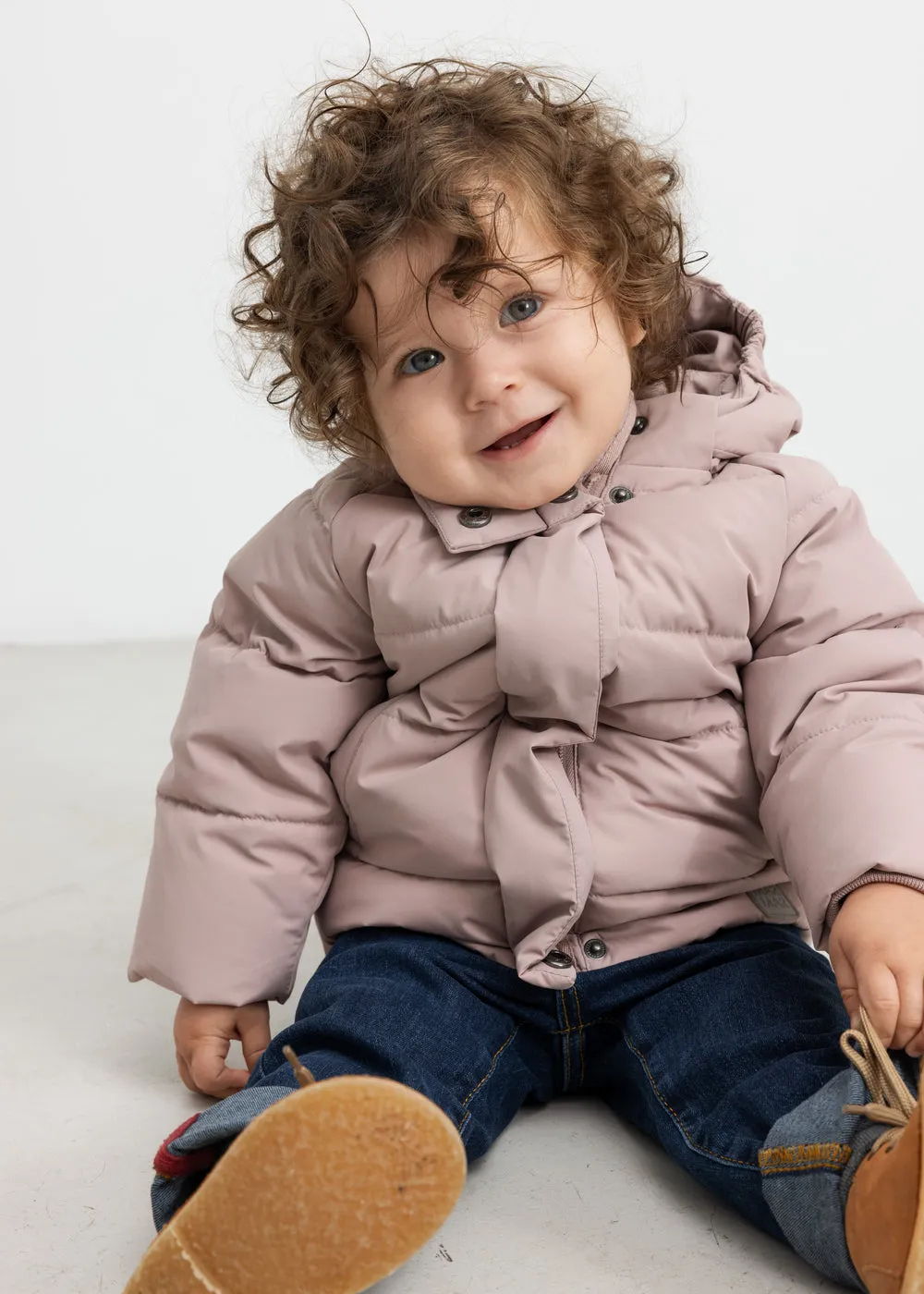 MarMar Omega Jacket Light Plum dunjakke til baby