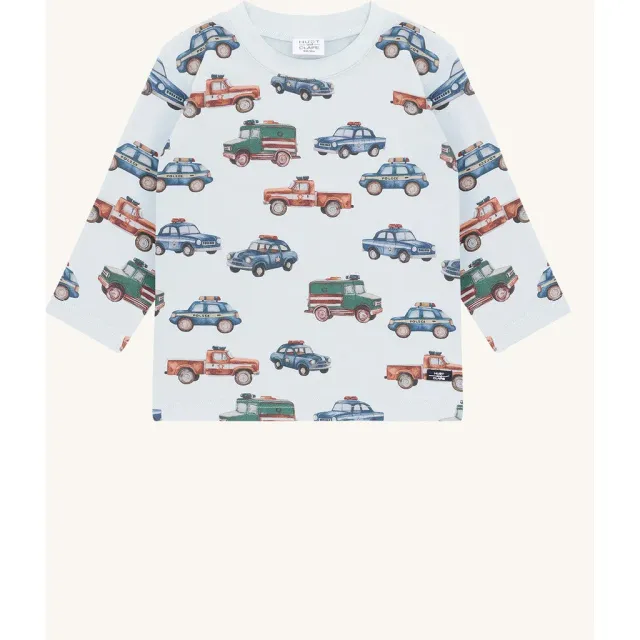 Hust & Claire HCAnton Policecars bluse Light Blue øko