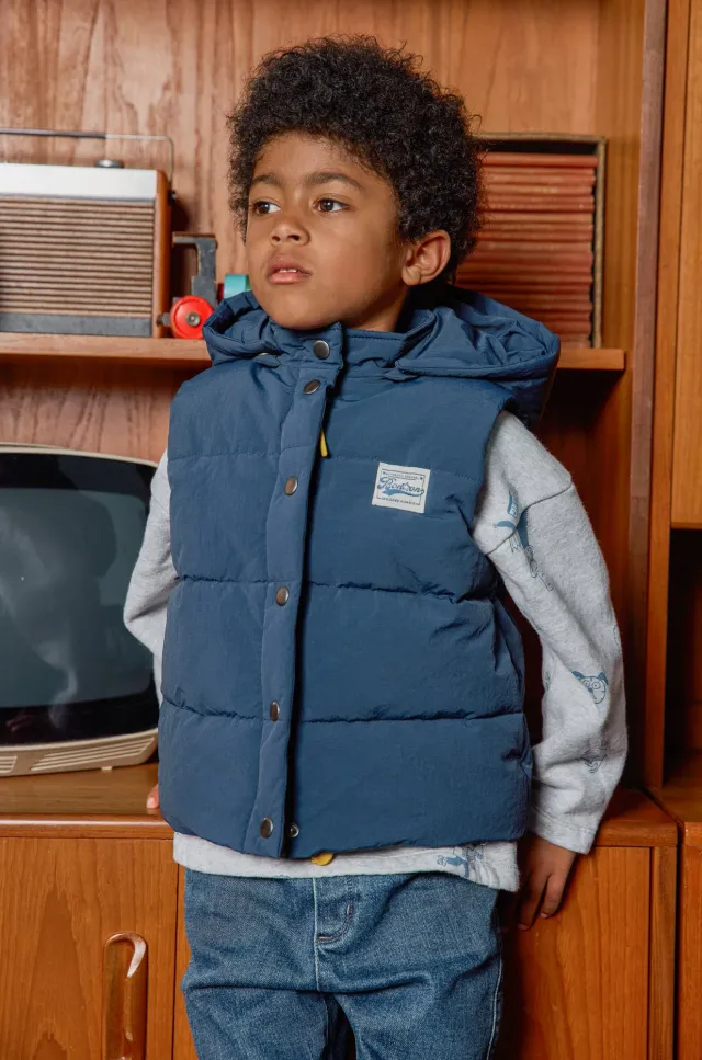 Bonton Manchester vest Sailor Blue ærmeløs 6A