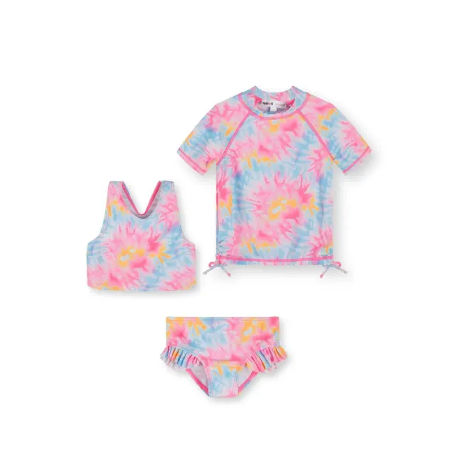 Minoti 44490 badesæt batik 3-delt piger polyester