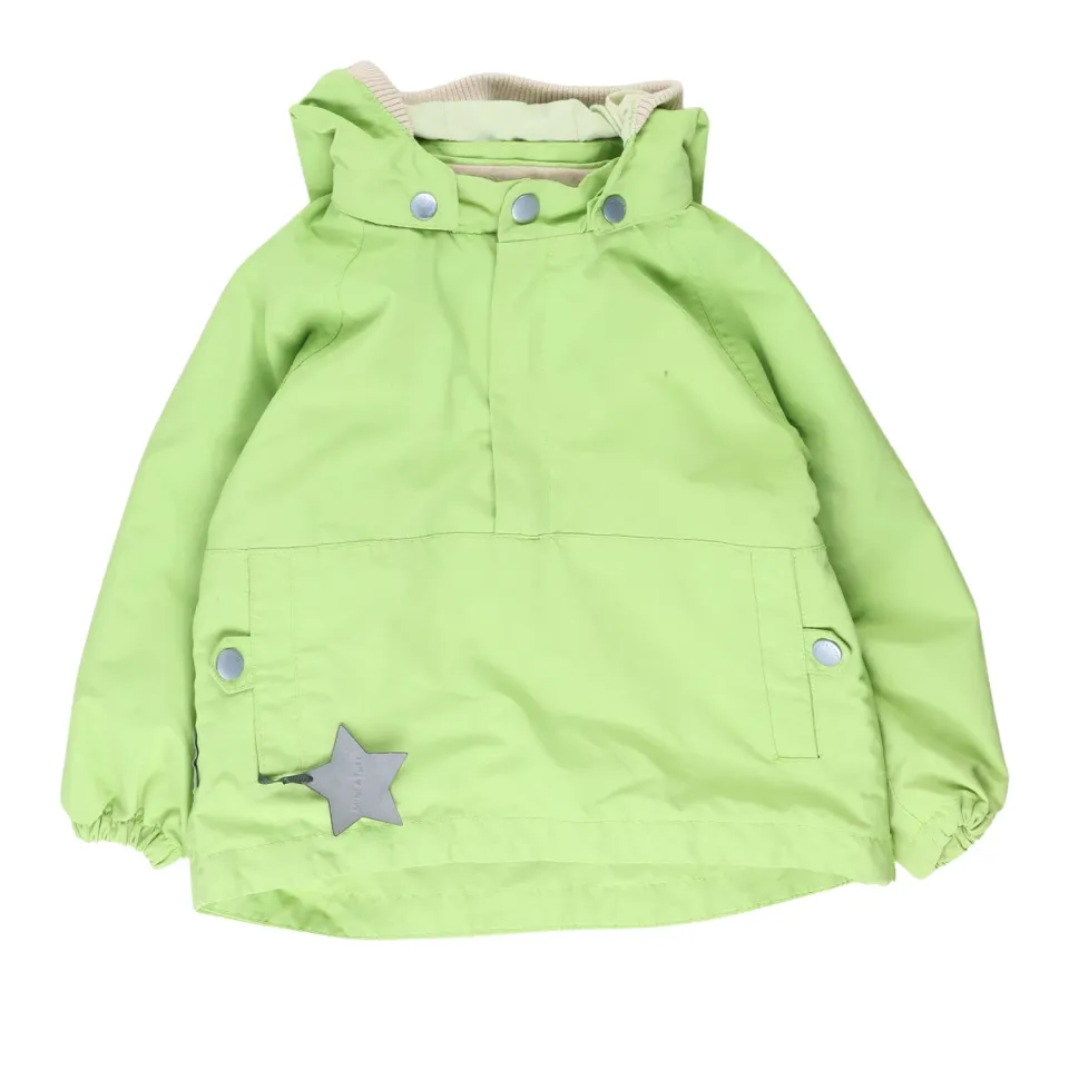 MINI A TURE Vito anorak 4 år Steel green genbrug