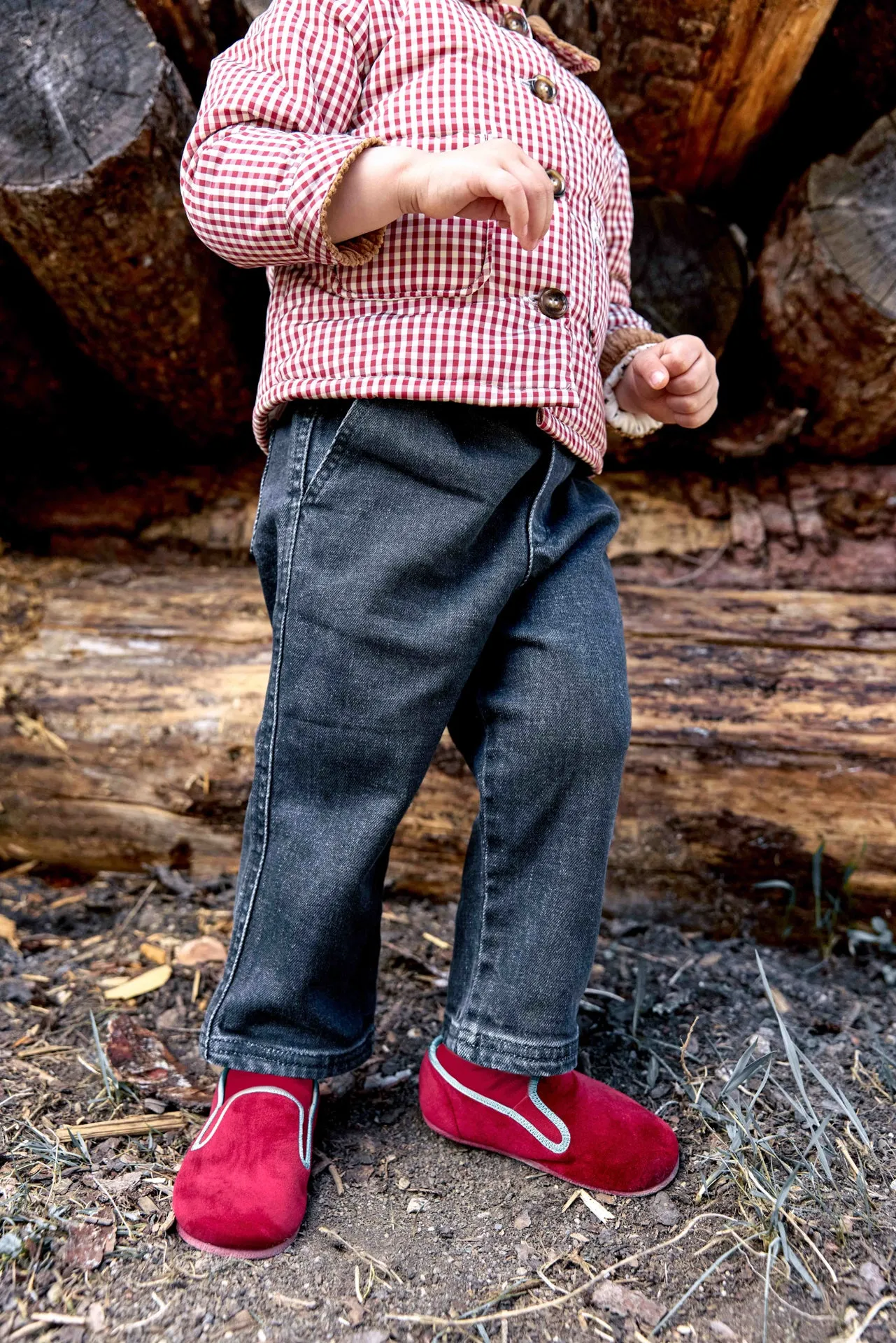 Bonton Lucky jeans grå denim 3 mdr-3 år