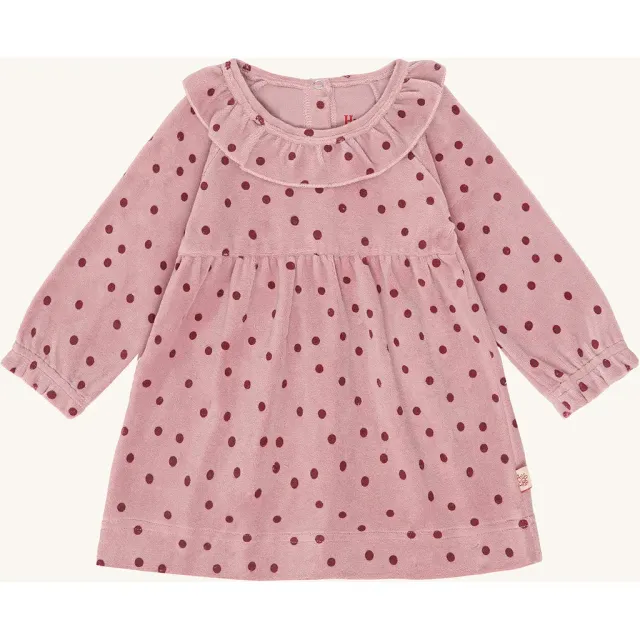 Hust & Claire Kis Dot kjole Heather hjerteprint