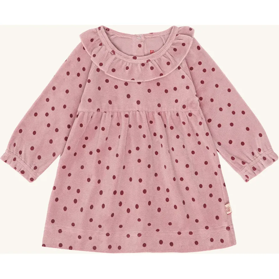 Hust & Claire Kis Dot kjole Heather hjerteprint