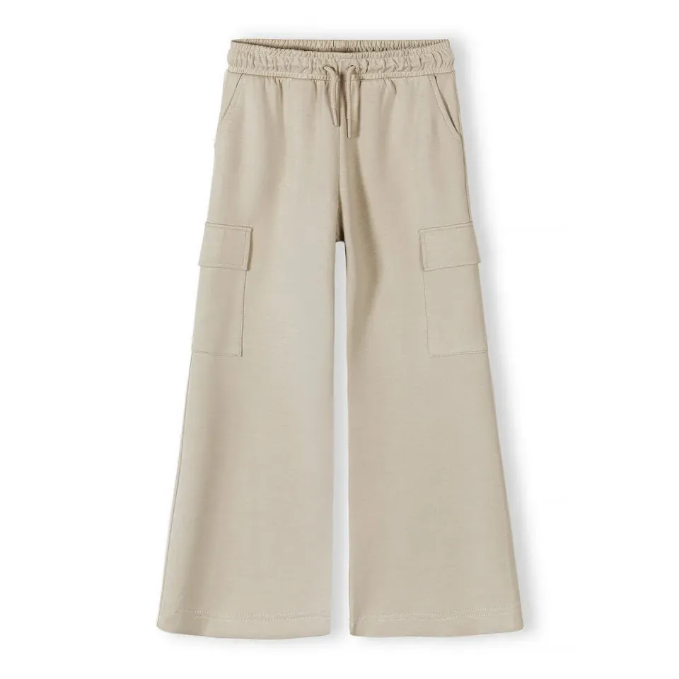 Minoti 44983 joggingbukser beige cargo til damer