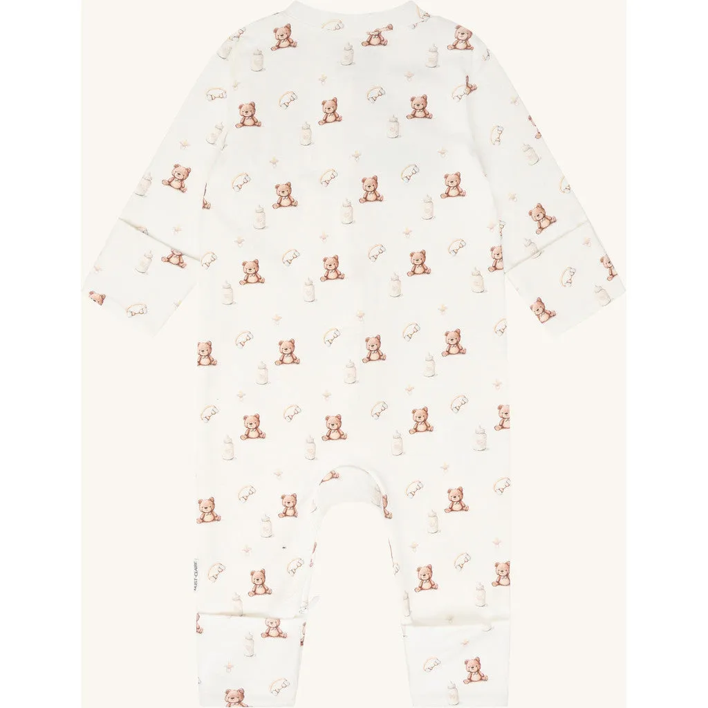 Hust & Claire Mich Teddy jumpsuit ivory økologisk