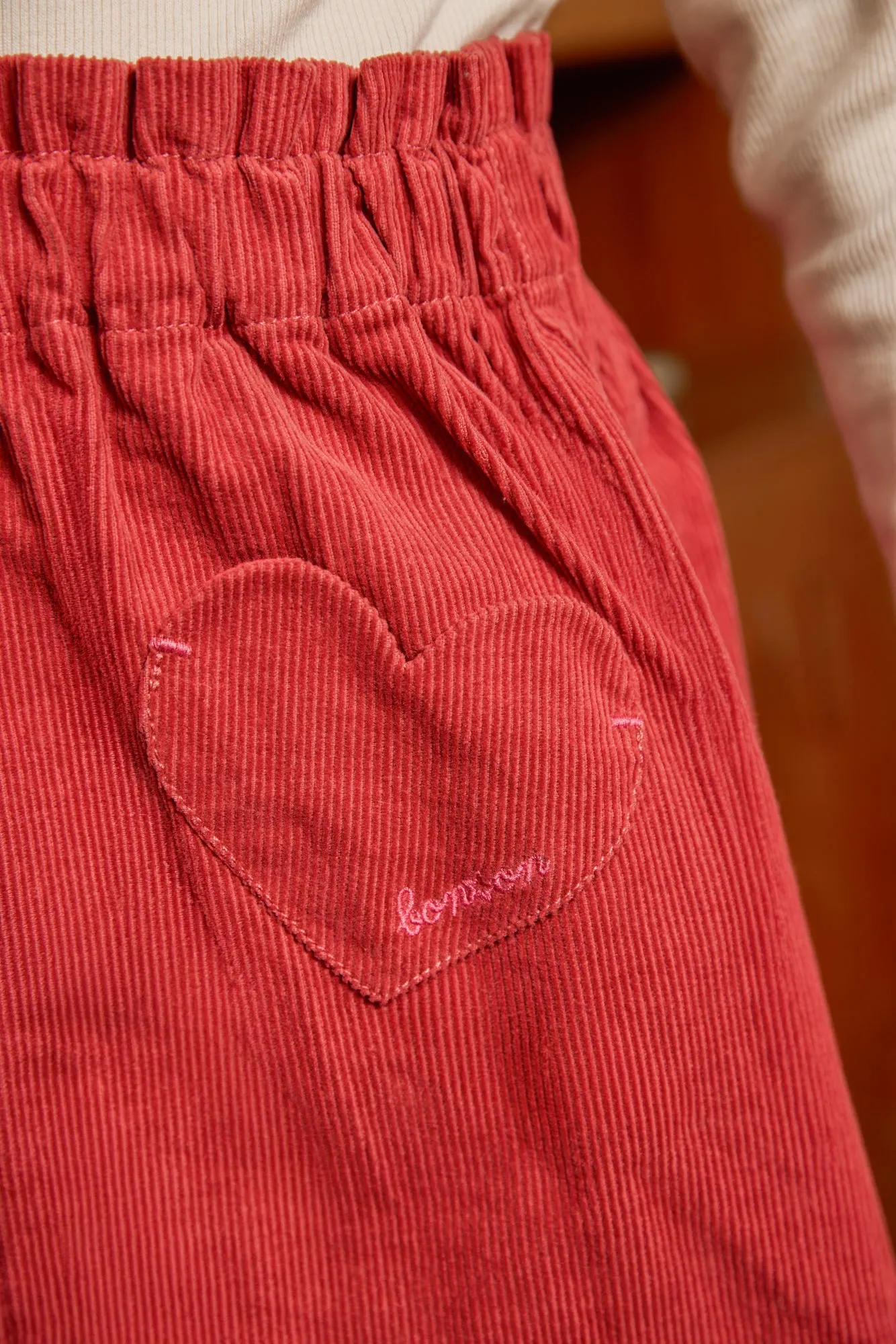 Bonton Polka Rose Elizabeth nederdel velour