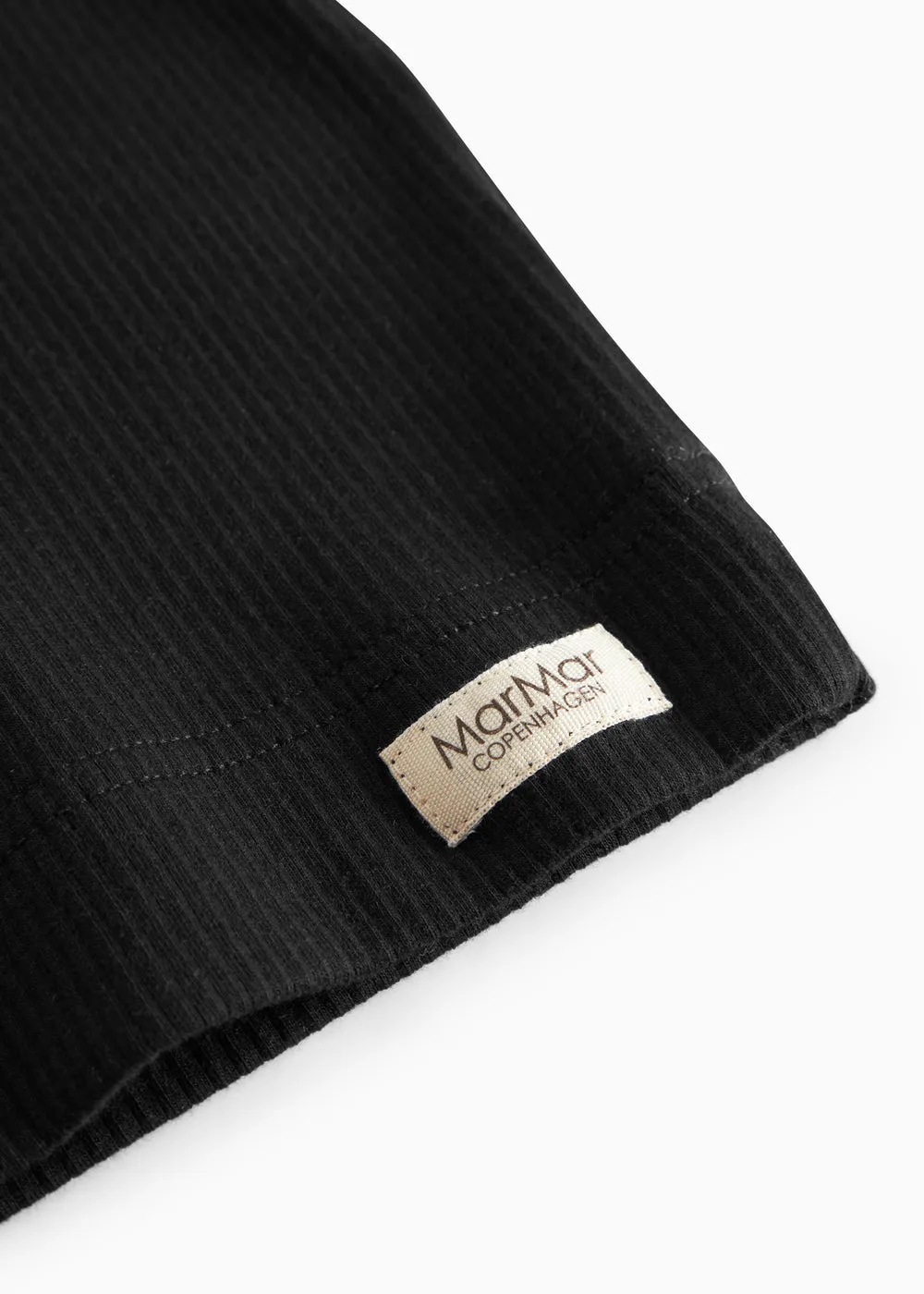 MarMar Plain Tee SS t-shirt Black modal sort 6M-12år