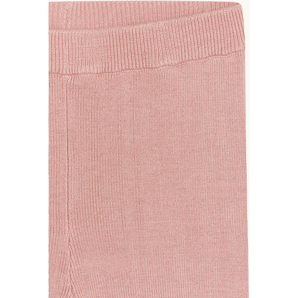 Hust & Claire Lui Knit Rib leggings Dusty Rose bambus