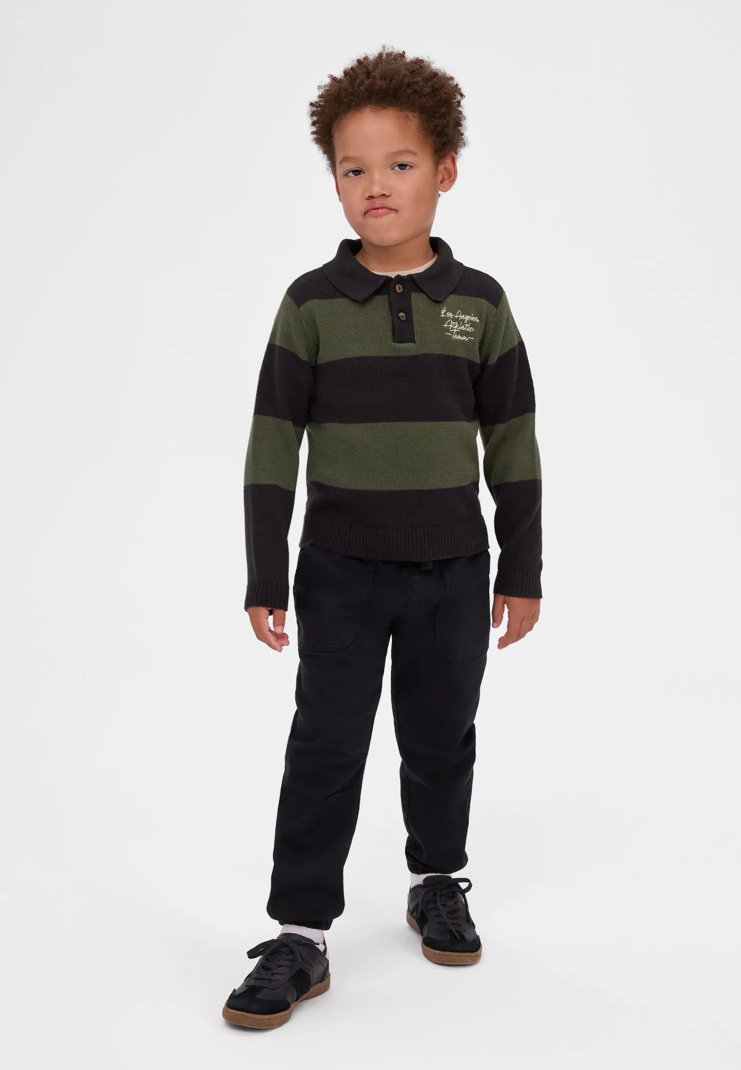 Minoti 45578 joggingbukser sort bomuld